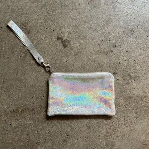 Iridescent Disco Wristlet